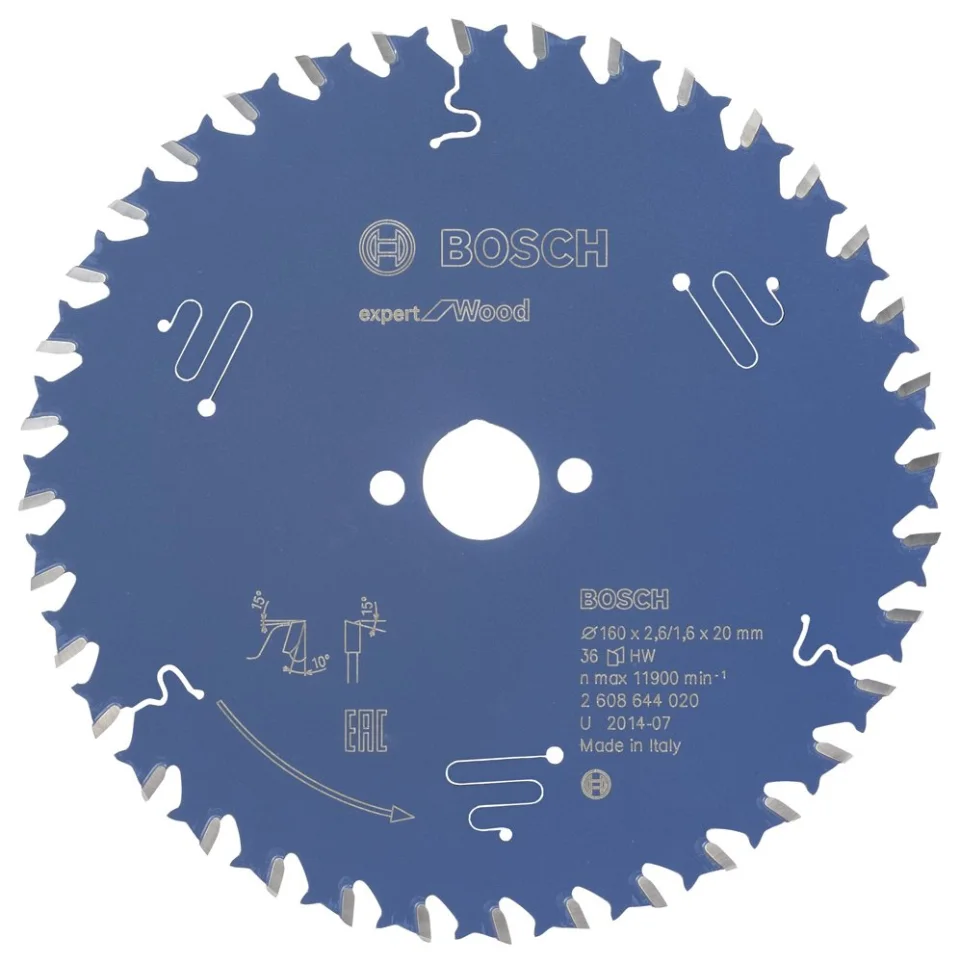 Bosch - Expert Serisi Ahşap için Daire Testere Bıçağı 160*20 mm 36 Diş