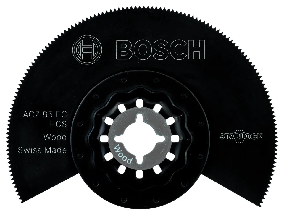 Bosch - Starlock - ACZ 85 EC - HCS Ahşap İçin Segman Testere Bıçağı, Bombeli 1'li
