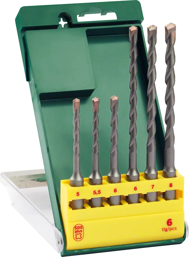 Bosch - SDS-Plus Kırıcı Delici Matkap Ucu Seti 6 Parça (5/5,5/6x110mm 6/7/8x160mm)
