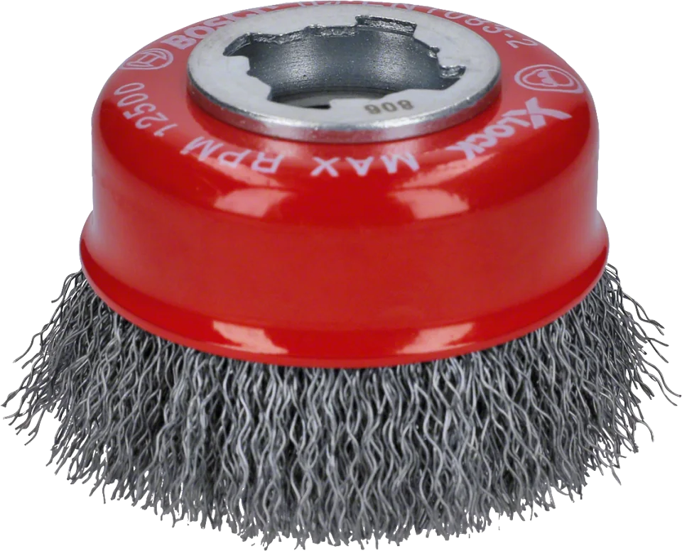 Bosch - X-LOCK - Clean Serisi Metal İçin Saçaklı Tel Fırça 75*0,3 mm