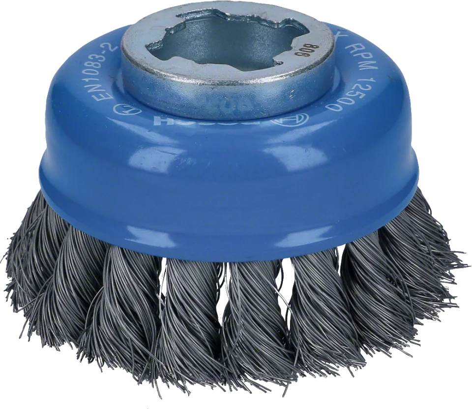 Bosch - X-LOCK - Heavy Serisi Metal İçin Burgulu Tel Fırça 75*0,35 mm