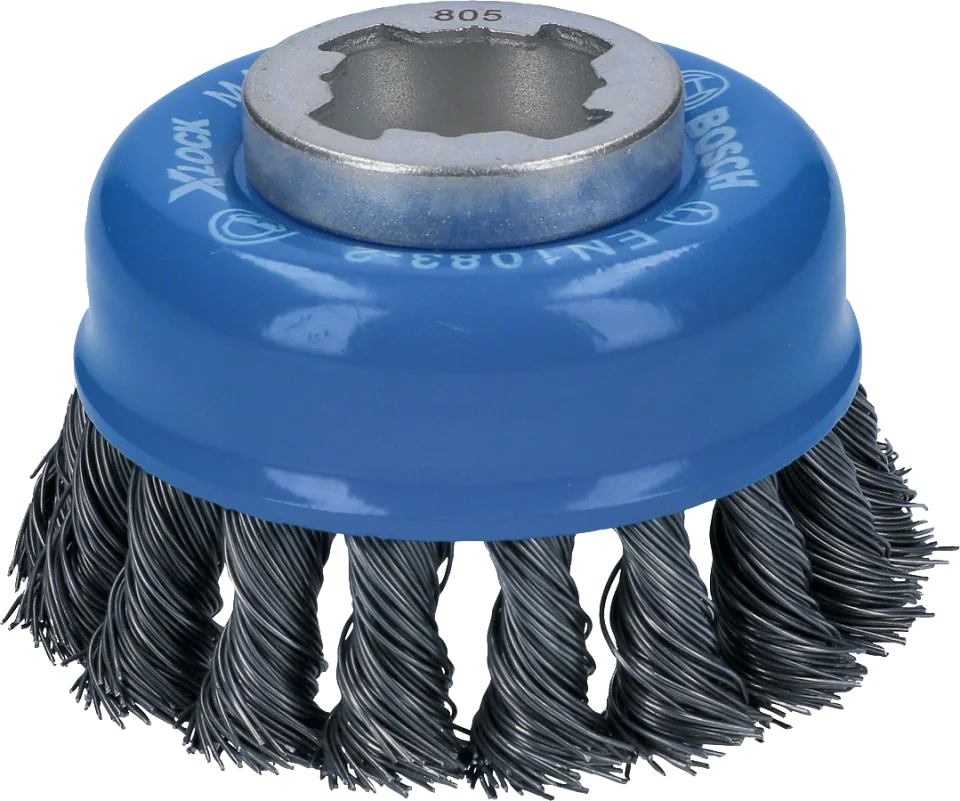Bosch - X-LOCK - Heavy Serisi Metal İçin Burgulu Tel Fırça 75*0,5 mm