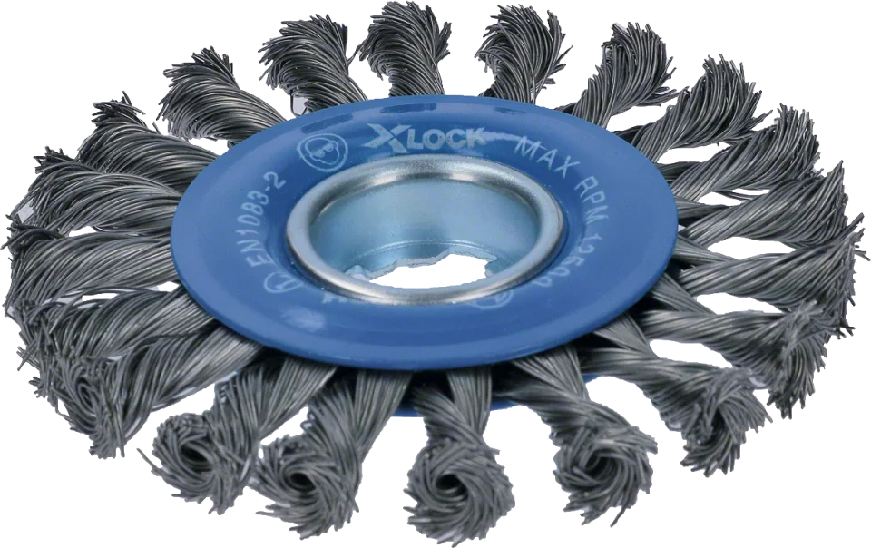 Bosch - X-LOCK - Heavy Serisi Metal İçin Burgulu Yuvarlak Fırça 115*0,5 mm