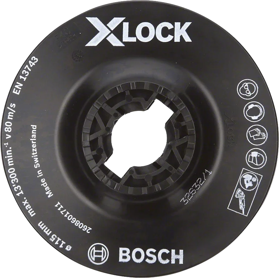 Bosch - X-LOCK - 115 mm Fiber Disk Yumuşak Taban