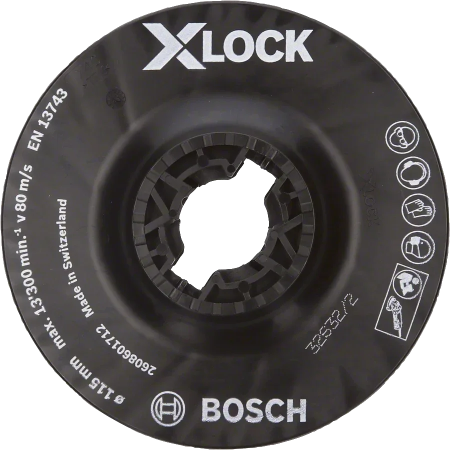 Bosch - X-LOCK - 115 mm Fiber Disk Orta Sertlikte Taban