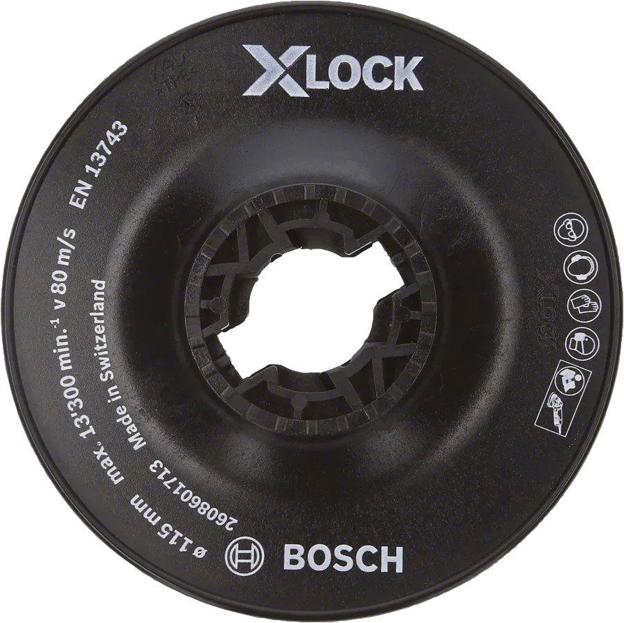 Bosch - X-LOCK - 115 mm Fiber Disk Sert Taban