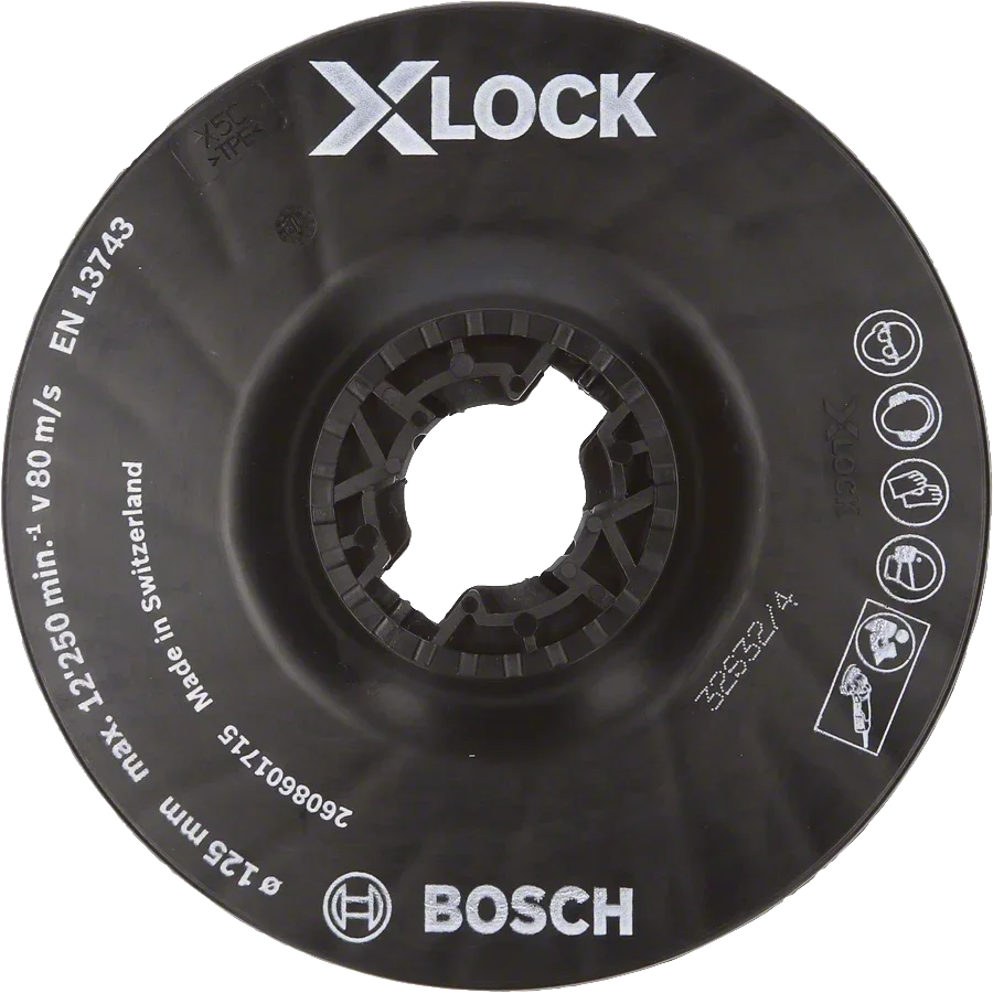 Bosch - X-LOCK - 125 mm Fiber Disk Orta Sertlikte Taban
