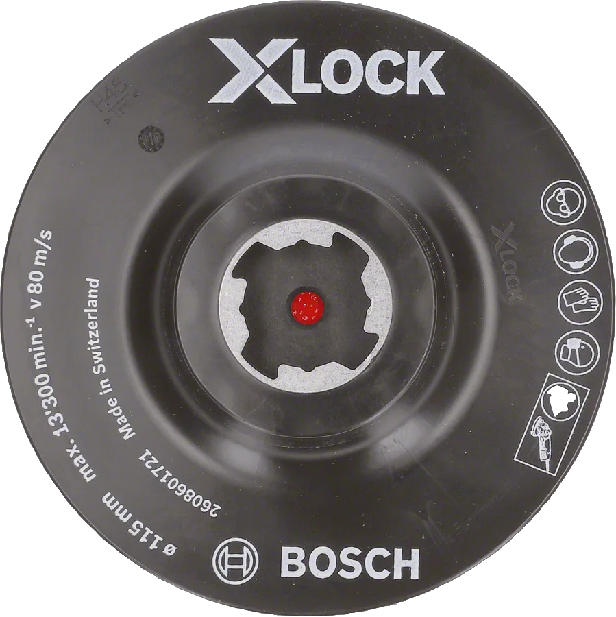 Bosch - X-LOCK - 115 mm M14 Kağıt Zımparalar için Taban