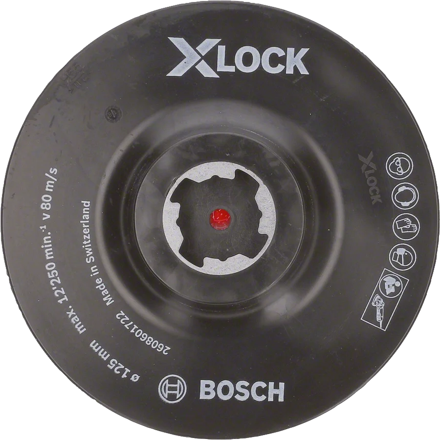 Bosch - X-LOCK - 125 mm M14 Kağıt Zımparalar için Taban
