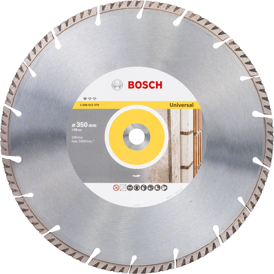 Bosch - Standard Seri Genel Yapı Malzemeleri ve Metal İçin Elmas Kesme Diski 350*20 mm