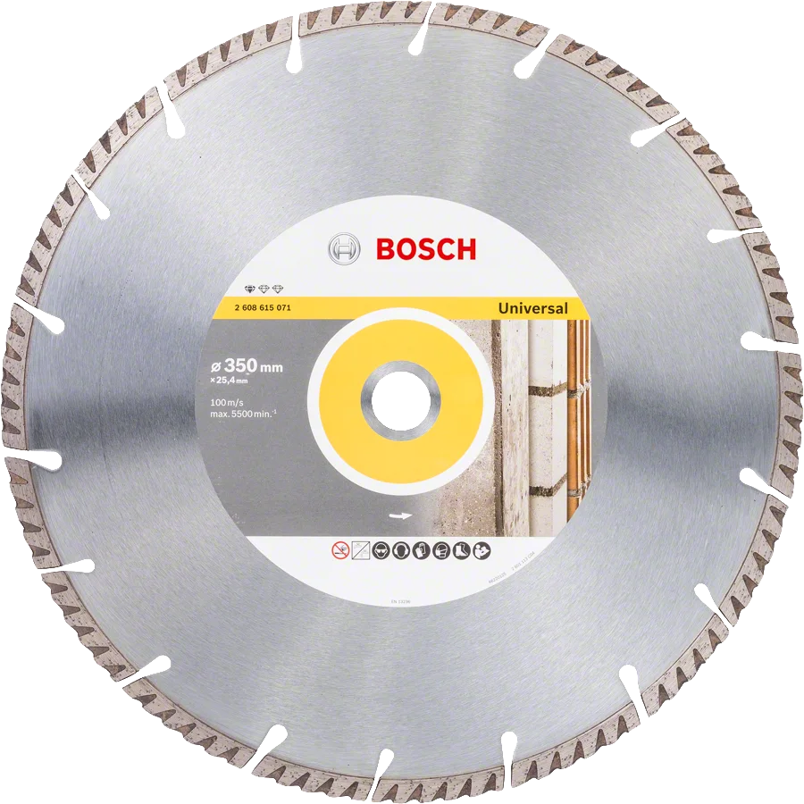 Bosch - Standard Seri Genel Yapı Malzemeleri ve Metal İçin Elmas Kesme Diski 350*25,4 mm