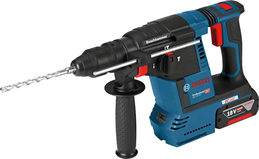 Bosch Professional GBH 18V-26 F 6 Ah Çift Akülü Kırıcı/Delici-Çanta