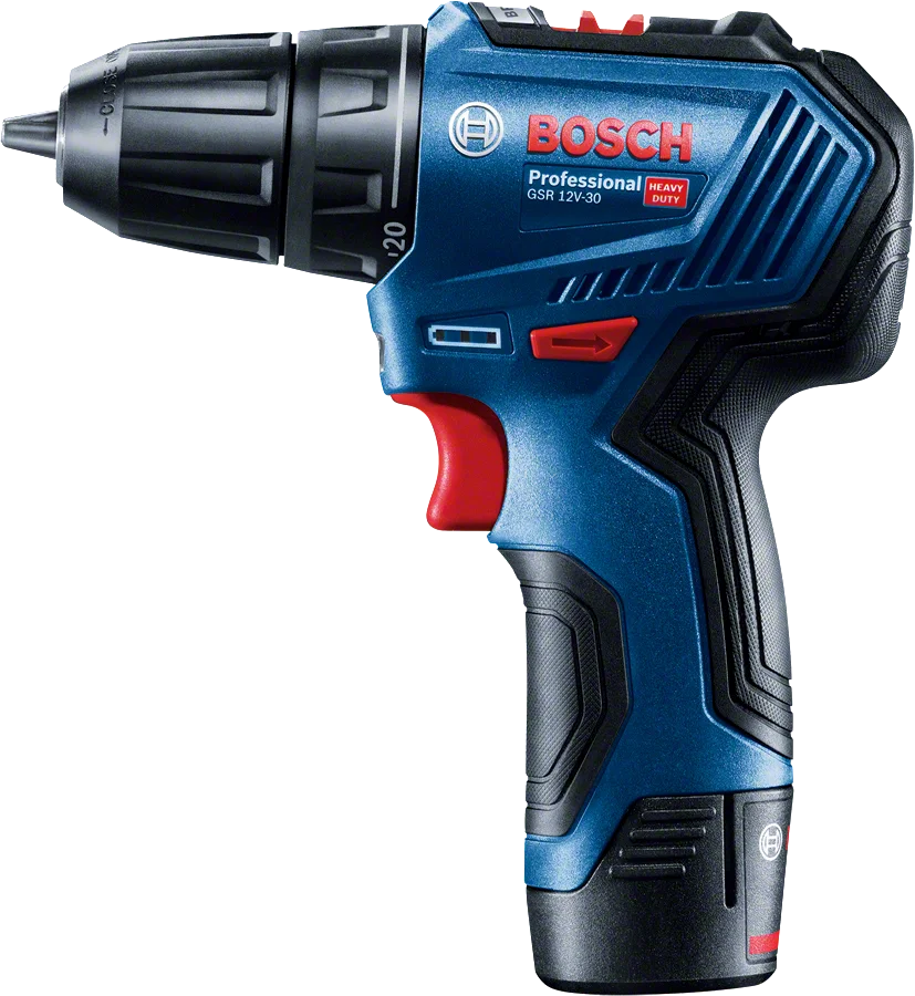 Bosch Professional GSR 12V-30 + 39Parça Vidalama Seti Akülü Delme Vidalama Makinesi