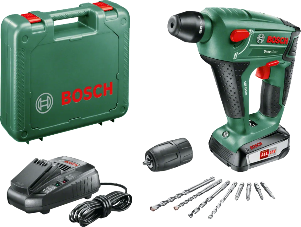 Bosch UNEO MAXX 18 V Tek Akülü Kırıcı Delici (1 x 2,5 Ah)