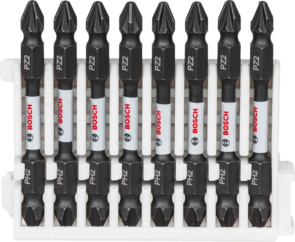 Bosch - Impact Control Serisi Çift Taraflı Vidalama Ucu 8'li PH2/PZ2 *65mm