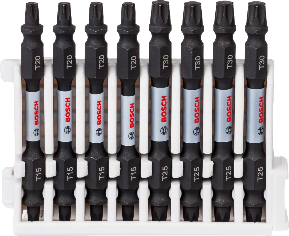 Bosch - Impact Control Serisi Çift Taraflı Vidalama Ucu 8'li T15/20x4 T25/30x4 *65mm
