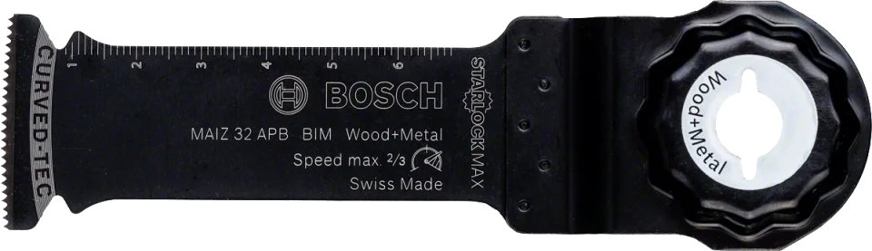 Bosch - Starlock Max - MAIZ 32 APB - BIM Ahşap ve Metal İçin Daldırmalı Testere Bıçağı 10'lu