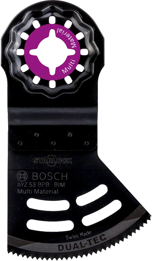 Bosch - Starlock - AYZ 53 BPB - BIM Çoklu Malzeme İçin Daldırmalı ve Yana Kesim Testere Bıçağı 5'li