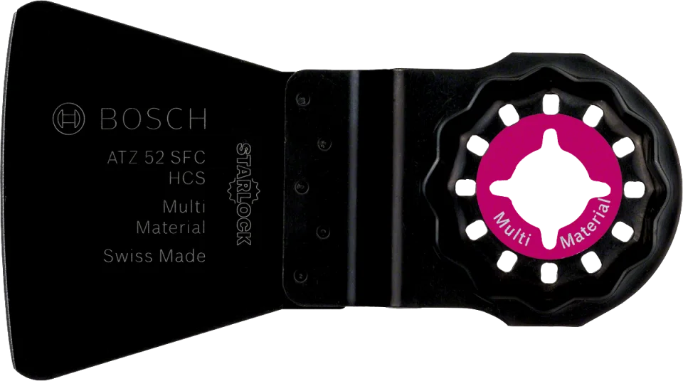 Bosch - Starlock - ATZ 52 SFC - HCS Yumuşak Silikon ve Boya Artıkları İçin Esnek Raspa Bıçağı 10'lu