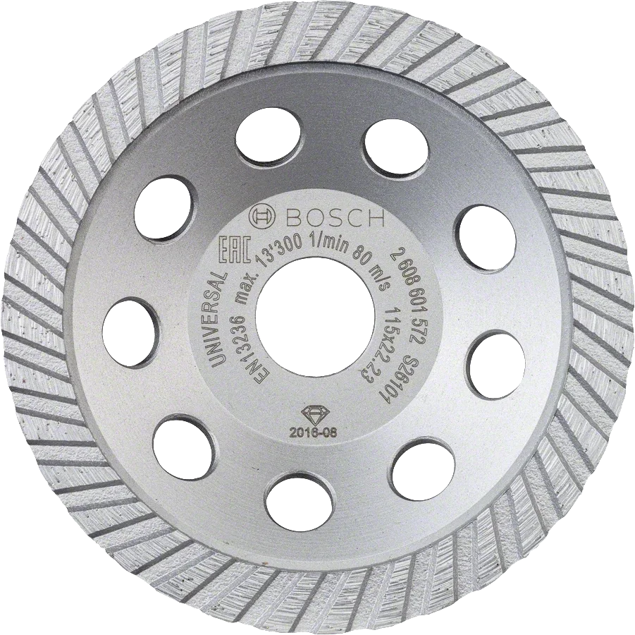 Bosch - Standart Seri Universal Turbo Elmas Çanak Disk 115 mm