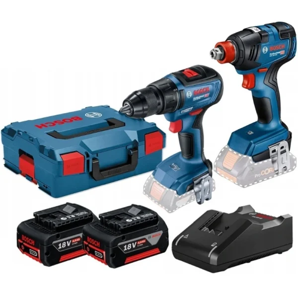 Bosch GSR 18V-50 + GDX 18V-200 (2x4.0Ah;L-Boxx)