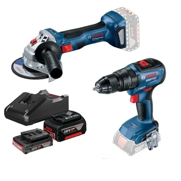 Bosch GWS 180-LI Akl.Taşlama + GSB 18V-50 Akl. D.Delme Vidalama