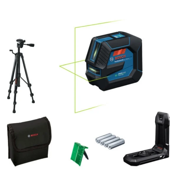 Bosch GLL 20-22 G Çizgi Lazeri 4 pil (AA) + Tripod