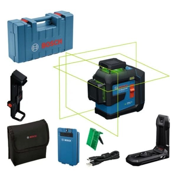 Bosch Çizgi Lazeri GLL 80-33 G Li-Ion Batarya ile