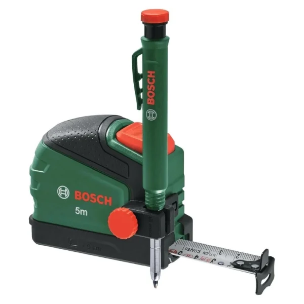 Bosch Şerit Metre 5M metrik + İşaretleme Kalemi