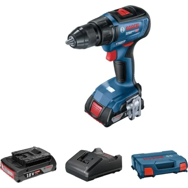 Bosch GSR 18V-50 Çift Akülü 2 x 5 Ah Vidalama Makinesi