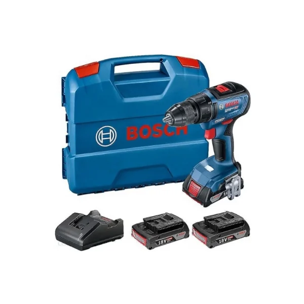 Bosch GSR 18V-50 Akülü Delme Vidalama 3x2.0 Ah