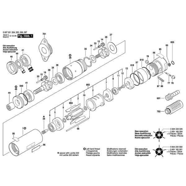 Bosch Takma Motor 370 WATT-SERIE 0607951304