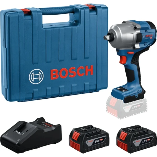 Bosch GDS 18V-780 Akülü Darbeli Somun Sıkma 2x5.0 A.h Çantalı