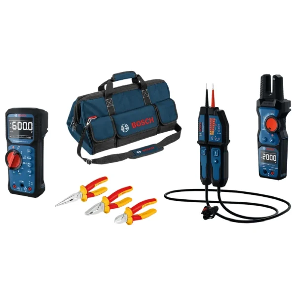 Bosch 5 Li Profesyonel Elektrikçi Test Aletleri Seti