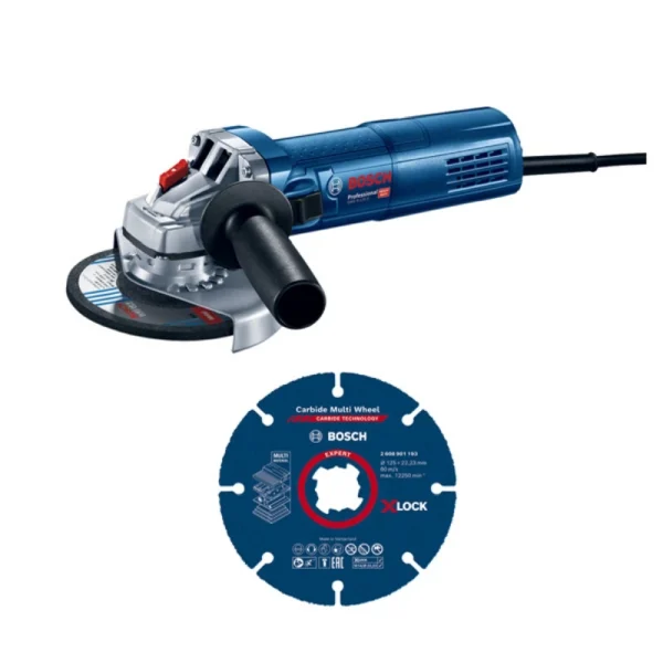 Bosch GWS 9-125 S+1x X-LOCK Disk Profesyonel Avuç Taşlama
