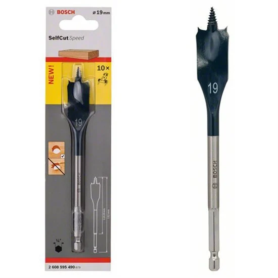 Bosch SCS Yaprak Ahşap Matkap Ucu HEX 19x152mm