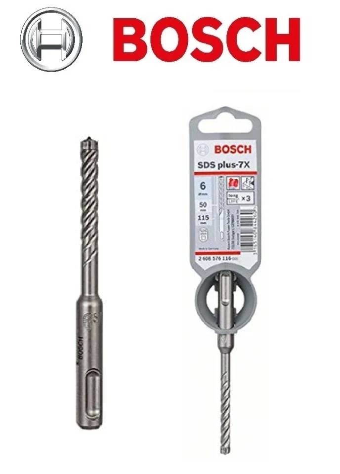 Bosch 6mm x 215mm SDS-plus-7X Kırıcı Delici Ucu