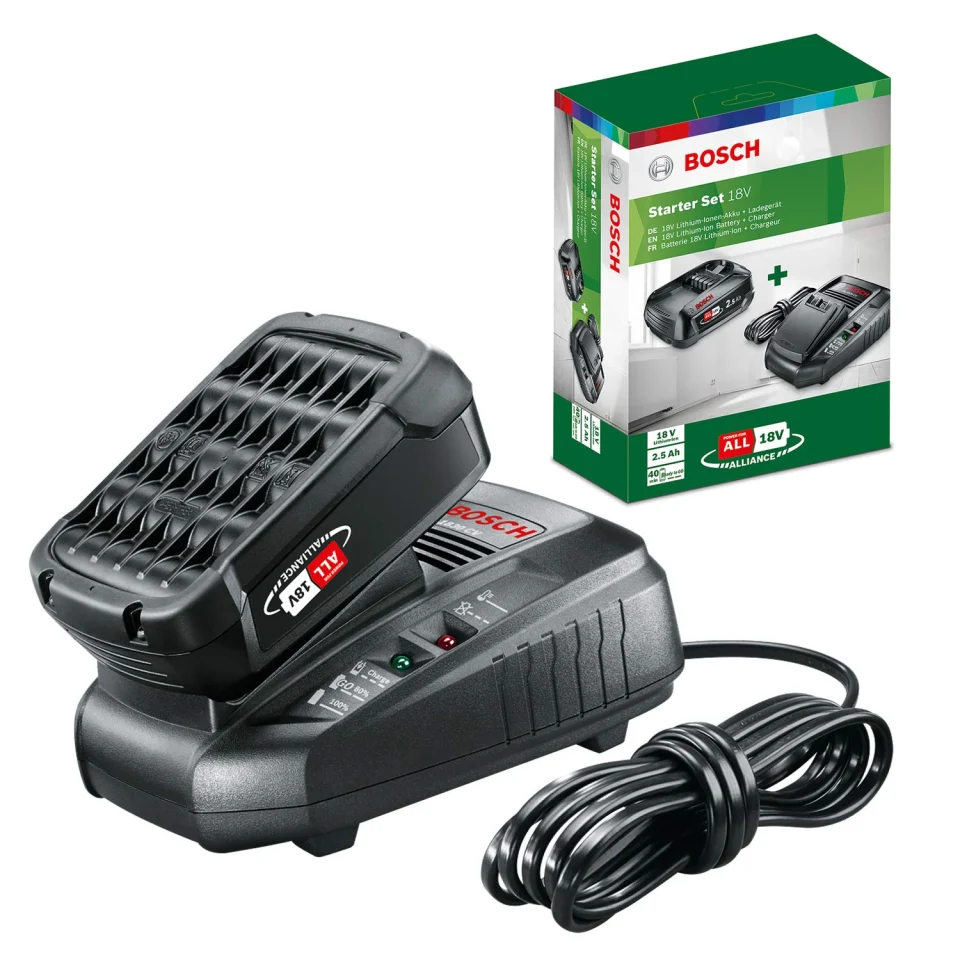Bosch Akü Seti 18V (2.5Ah,Tek Akü + AL1830)