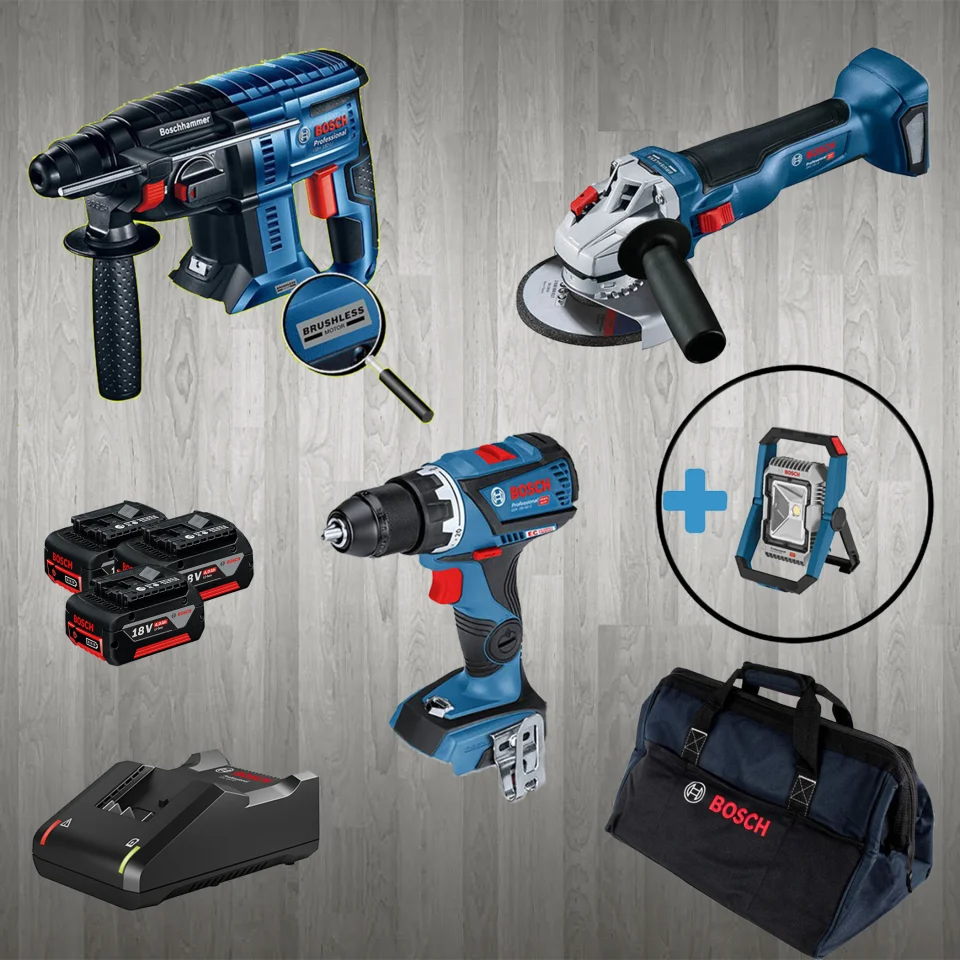 Bosch PRO-MİX GBH 180-LI + GWS 18 V-10 + GSR 18 V-60 C