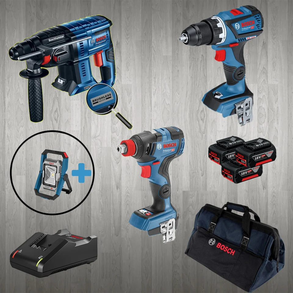 Bosch PRO-MİX GBH 180-LI + GSR 18 V-60 C + GDX 18V-200C