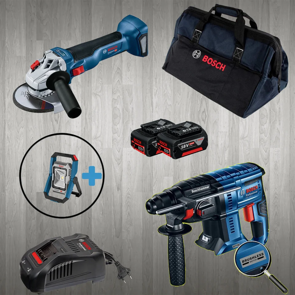 Bosch PRO-MİX GLI 18 V-1900 (Hediyeli) GBH 180-LI + GWS 18 V-10