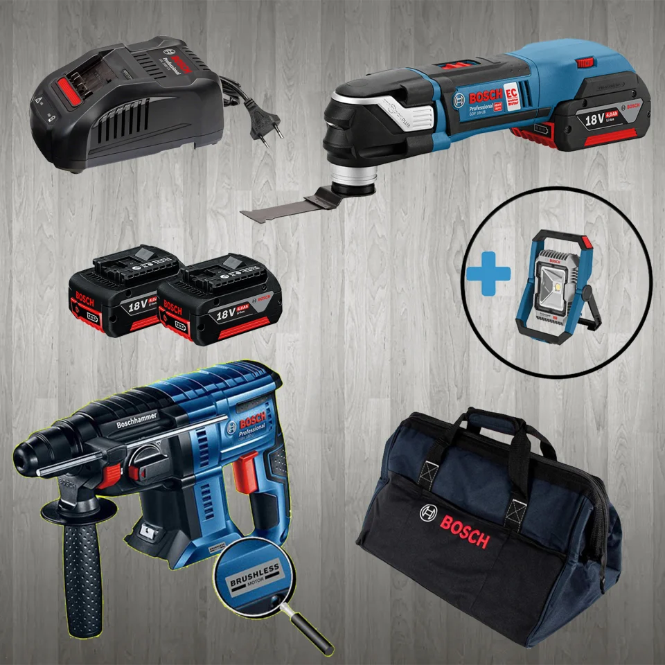 Bosch PRO-MİX GLI 18 V-1900 (Hediyeli) GBH 180-LI + GOP 18V-28