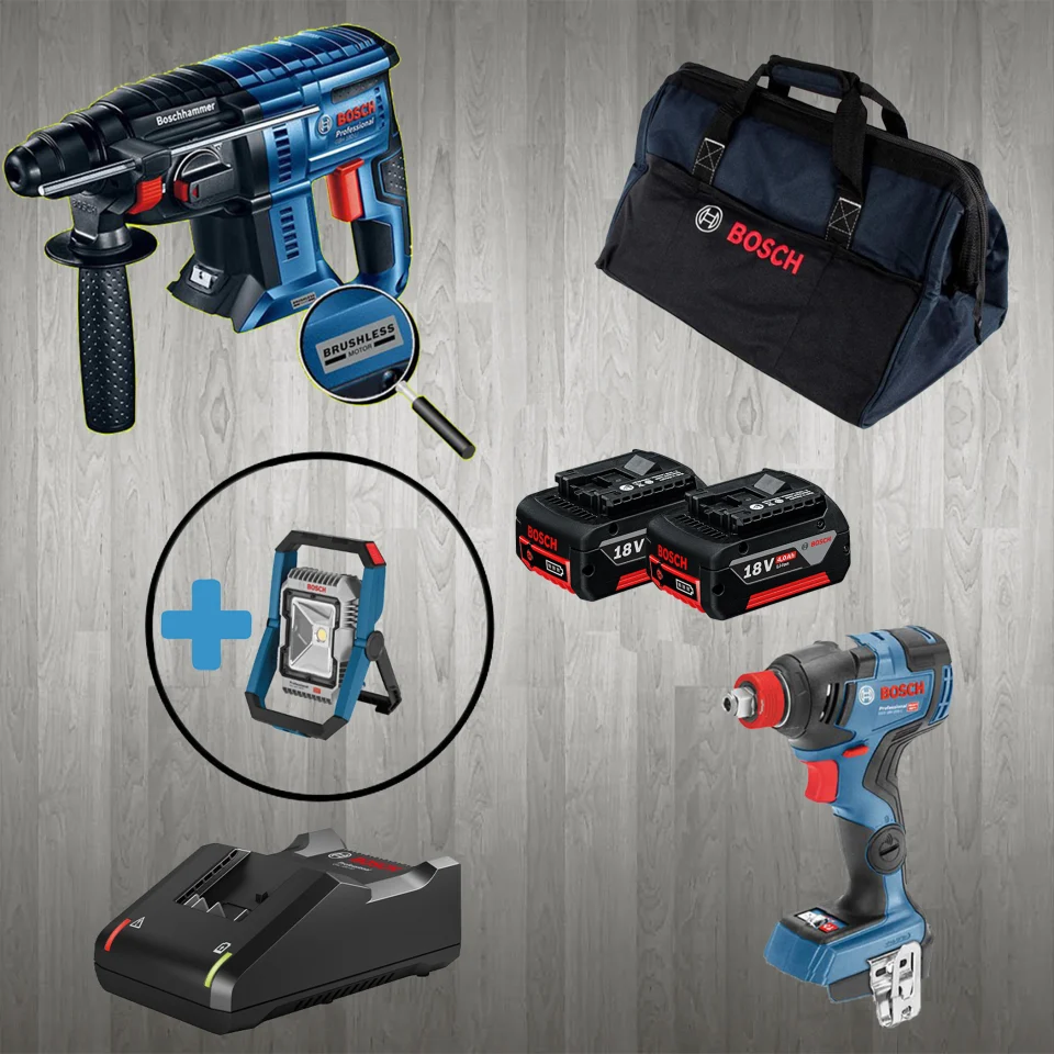 Bosch PRO-MİX GLI 18 V-1900 (Hediyeli) GBH 180-LI + GDX 18 V-200