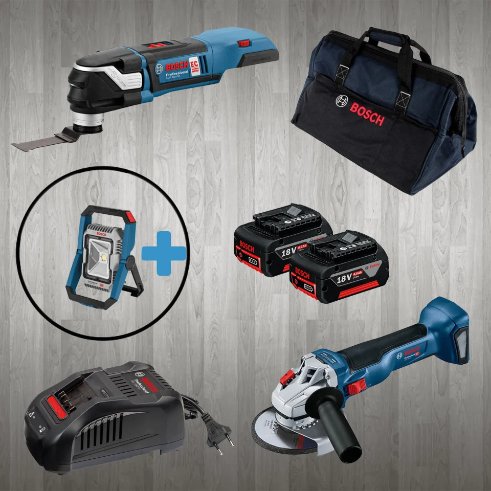 Bosch PRO-MİX GLI 18 V-1900 (Hediyeli) GWS 18 V-10 + GOP 18V-28