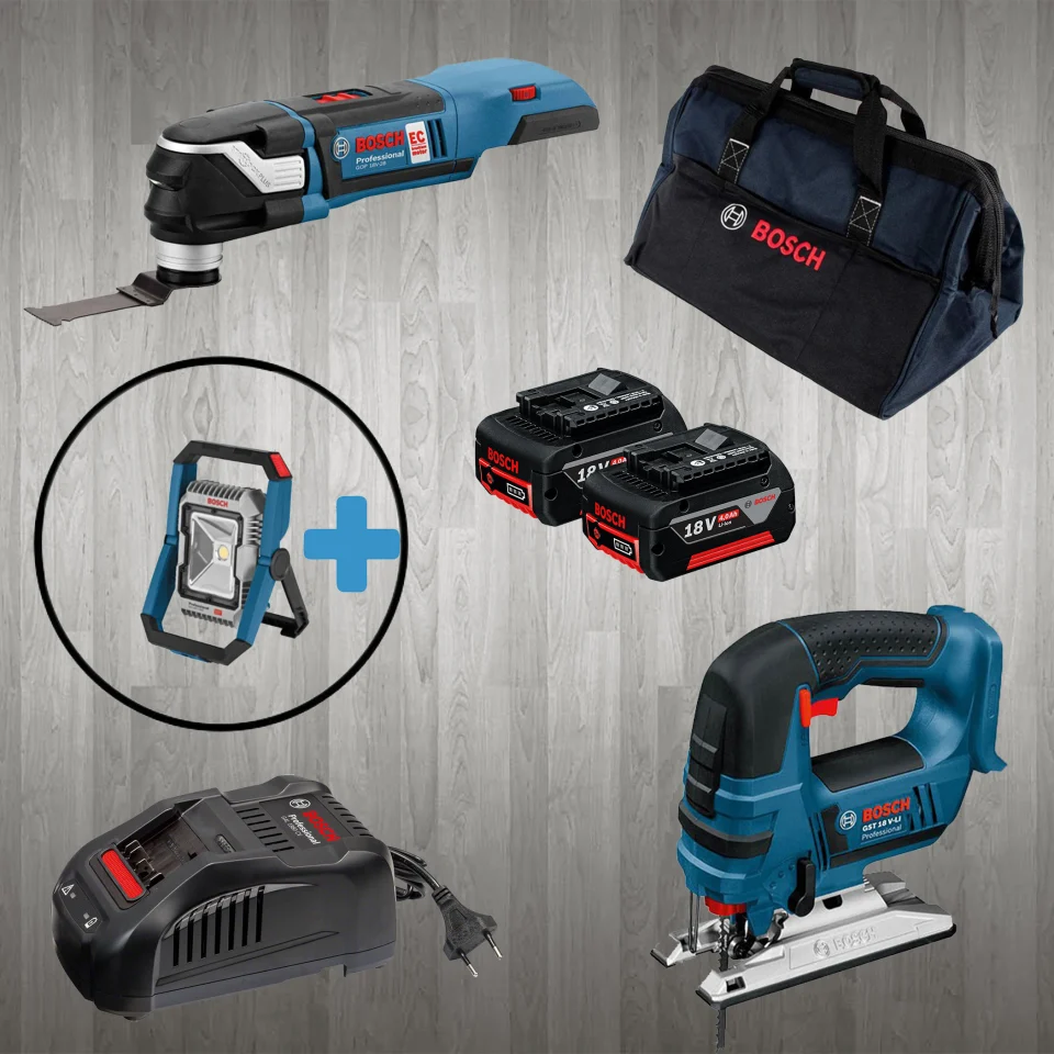 Bosch PRO-MİX GLI 18 V-1900 (Hediyeli) GST 18V-LI B + GOP 18V-28