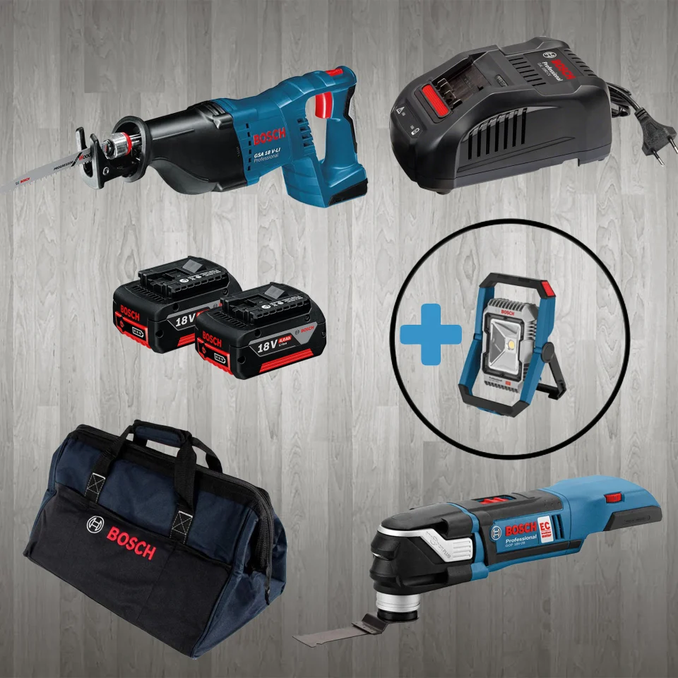 Bosch PRO-MİX GLI 18 V-1900 (Hediyeli) GSA 18 V-LI + GOP 18V-28