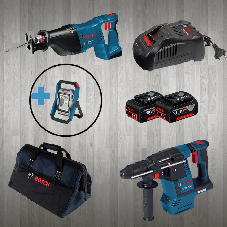 Bosch PRO-MİX GLI 18 V-1900 (Hediyeli) GSA 18 V-LI + GBH 18 V-26
