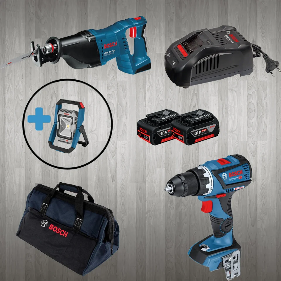 Bosch PRO-MİX GLI 18 V-1900 (Hediyeli) GSA 18 V-LI + GSR 18 V-60