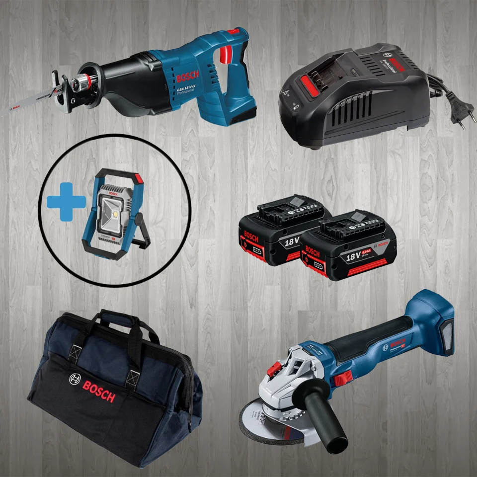 Bosch PRO-MİX GLI 18 V-1900 (Hediyeli) GSA 18 V-LI + GWS 18 V-10