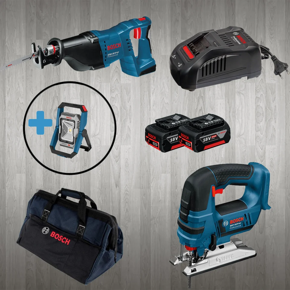 Bosch PRO-MİX GLI 18 V-1900 (Hediyeli) GSA 18 V-LI + GST 18V-LI B